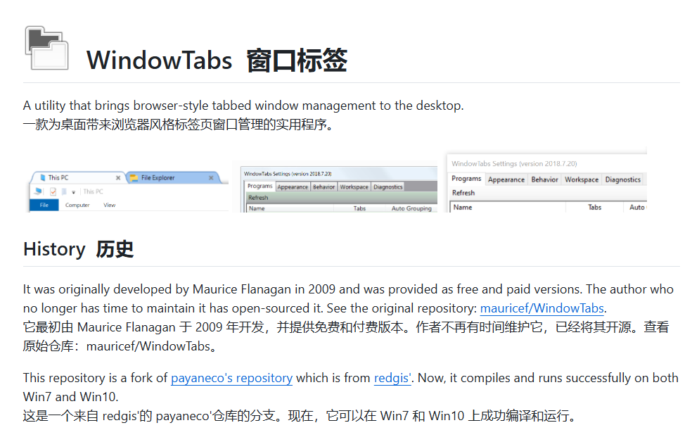 图片[2]-吊打 Windows 11系统！像浏览器一样使用电脑任意软件，多窗口标签页管理，这也太好用了 WindowTabs-FreeDw资源库