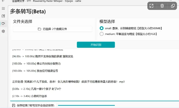 图片[3]-Whisper语音转文字神器-FreeDw资源库