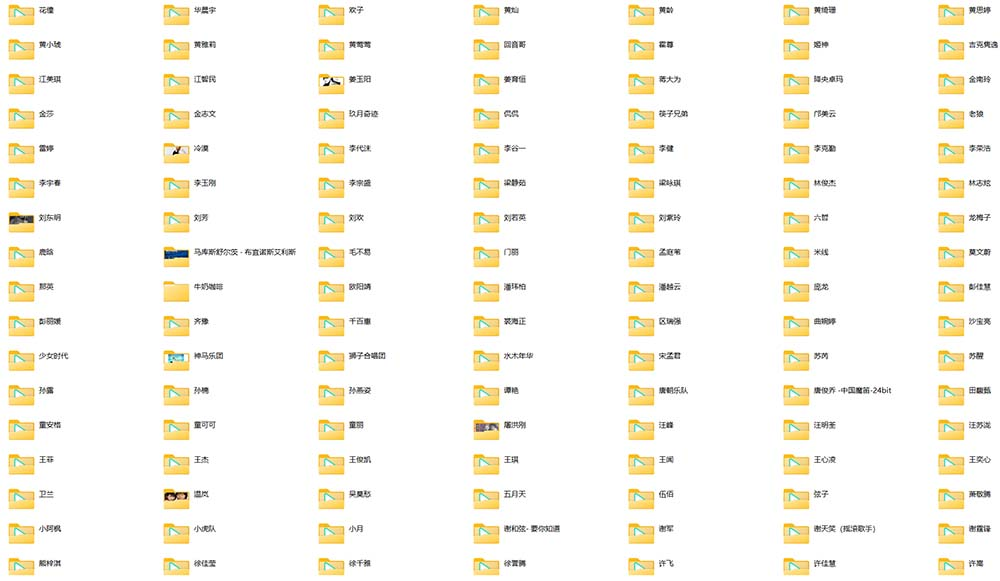 图片[4]-【音乐超大合集】车载音乐发烧友必备，精心整理290名歌手，11000首FLAC无损国语歌曲，绝对的神！-FreeDw资源库