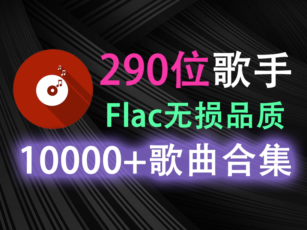 【音乐超大合集】车载音乐发烧友必备，精心整理290名歌手，11000首FLAC无损国语歌曲，绝对的神！-FreeDw资源库