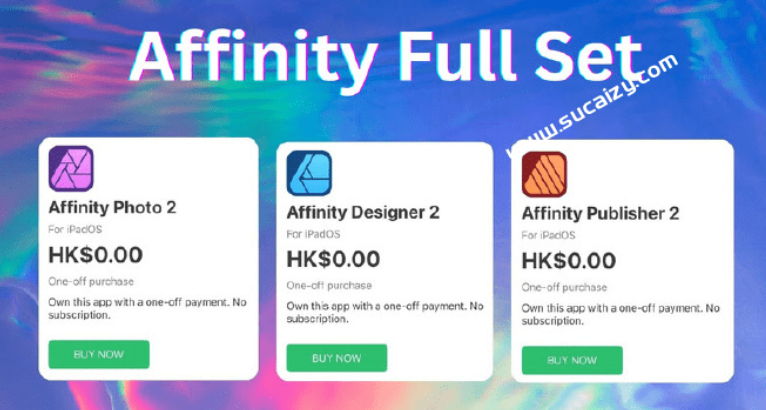 图片[3]-公开叫板Adobe系列软件，Affinity最新版完全免费使用了！整合3大设计工具，附带免登录补丁，打开即用-FreeDw资源库