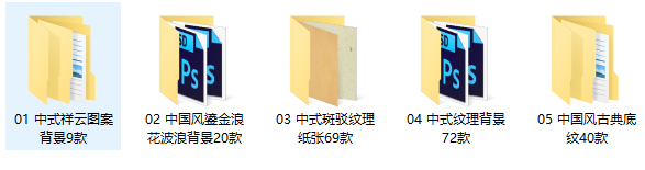 图片[2]-超6GB素材，一次性获取！某宝95%的中国风纹理素材大合集，5大分类含PSD PNG AI等多种格式！-FreeDw资源库