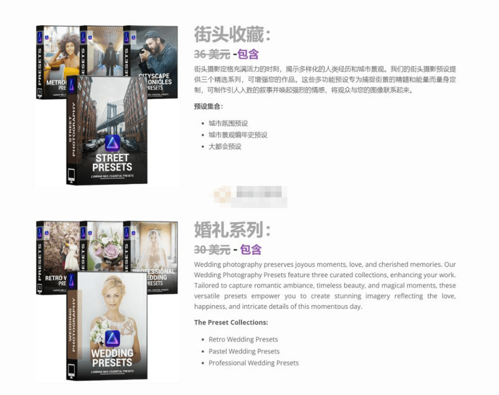 图片[4]-【文末获取】某宝售价12.9元，Luminar NEO 40套400+基础预设包素材合集，内置风景人像复古婚礼等预设-FreeDw资源库